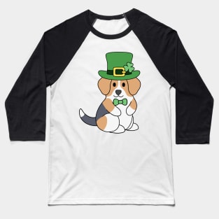 St Patrick Beagle Baseball T-Shirt